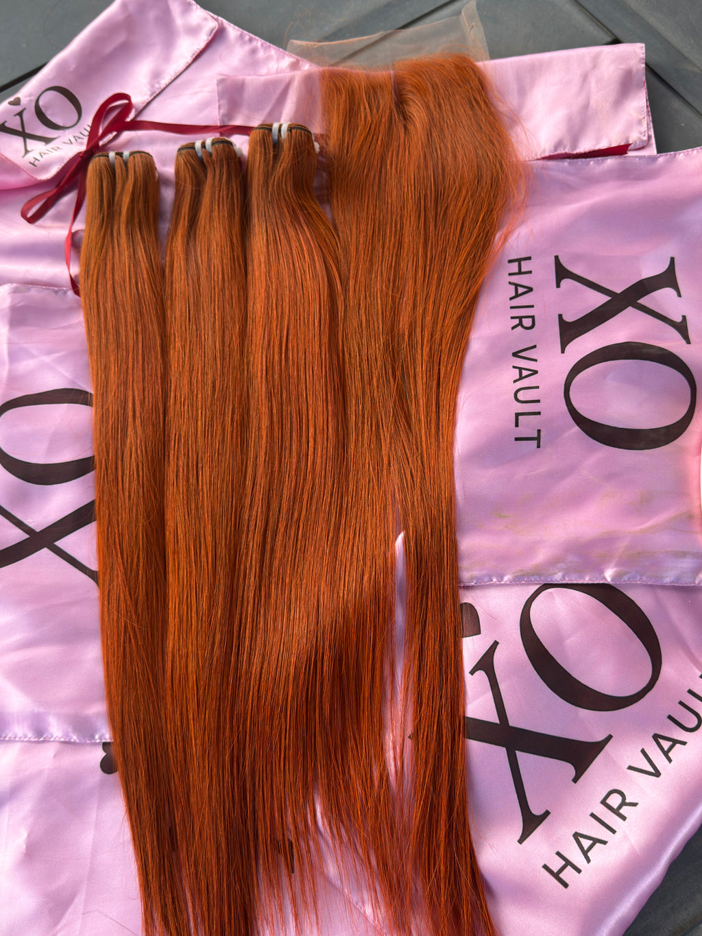 Copper Red (#350) Straight Bundle