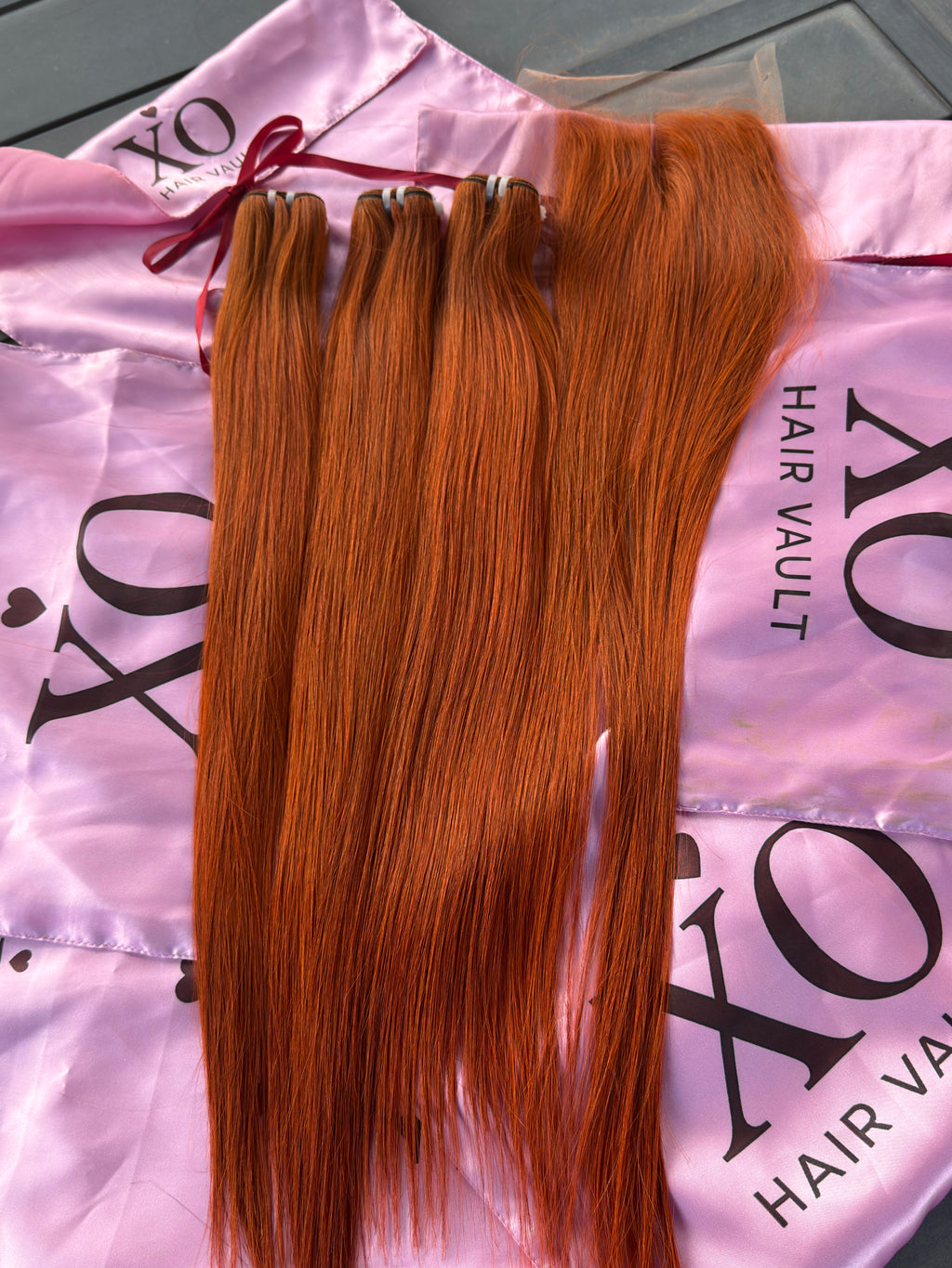 Copper Red (#350) Straight Bundle